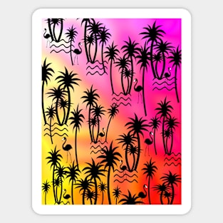 Hot Tropical Night Sticker